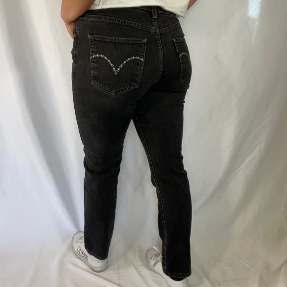 Mid-rise Black Denim Jeans Levi’s - Picture 3 of 9